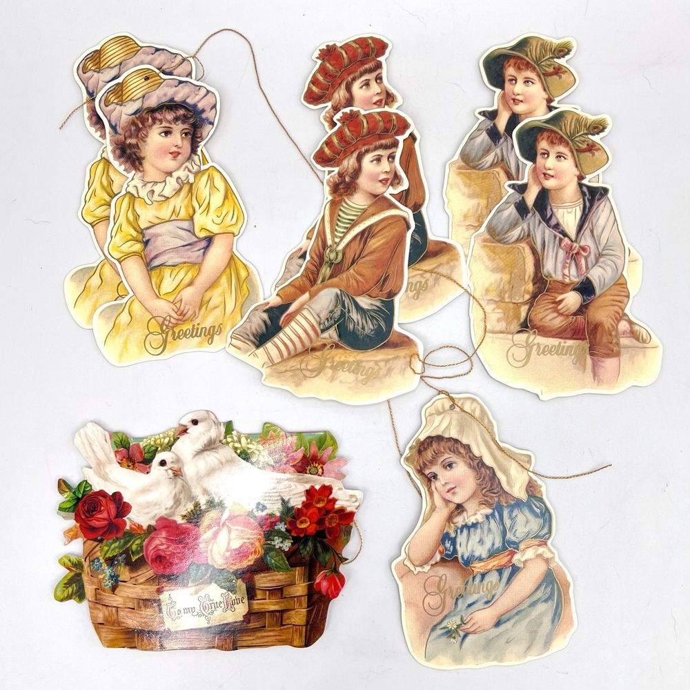 Lot of‎ Vintage-look Gift Tags